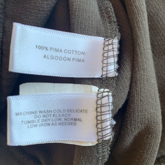 Cutter and Buck V Neck Sweatshirt‎ Brown Pima Cotton Women’s Large Preloved - Picture 9 of 9